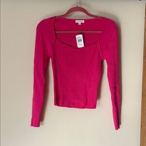Dry Goods long sleeve pink sweater top